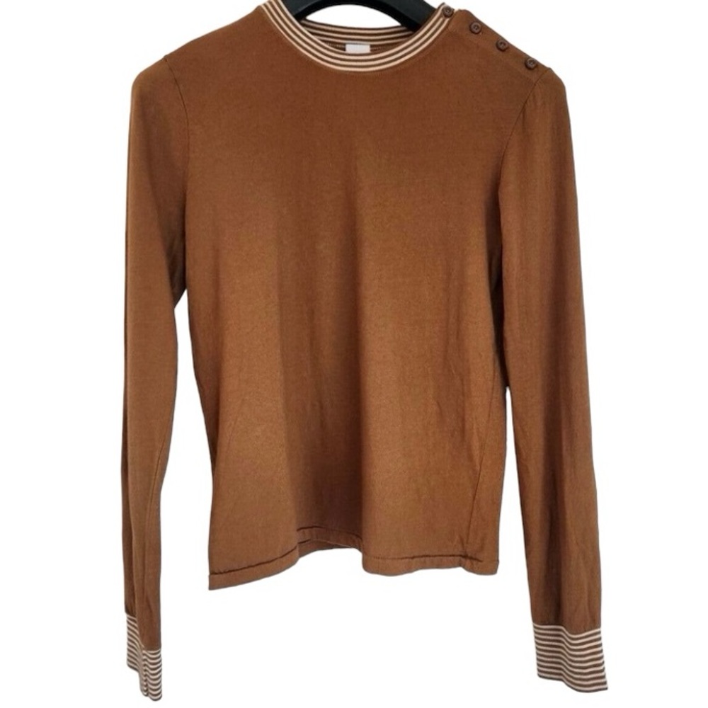Ginger brown button up Re/done Hanes collab worn once